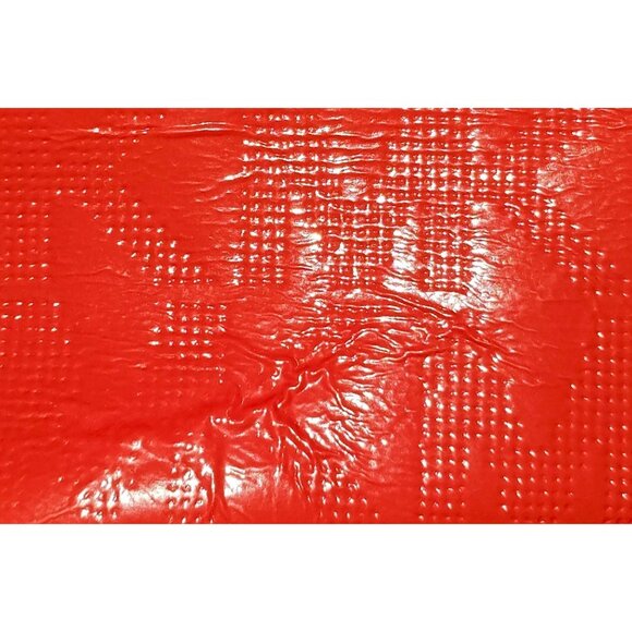 Michael Kors Women's Red Leather Jet Set Mirror Metallic Patent Tote Large 1794 - Picture 6 of 16